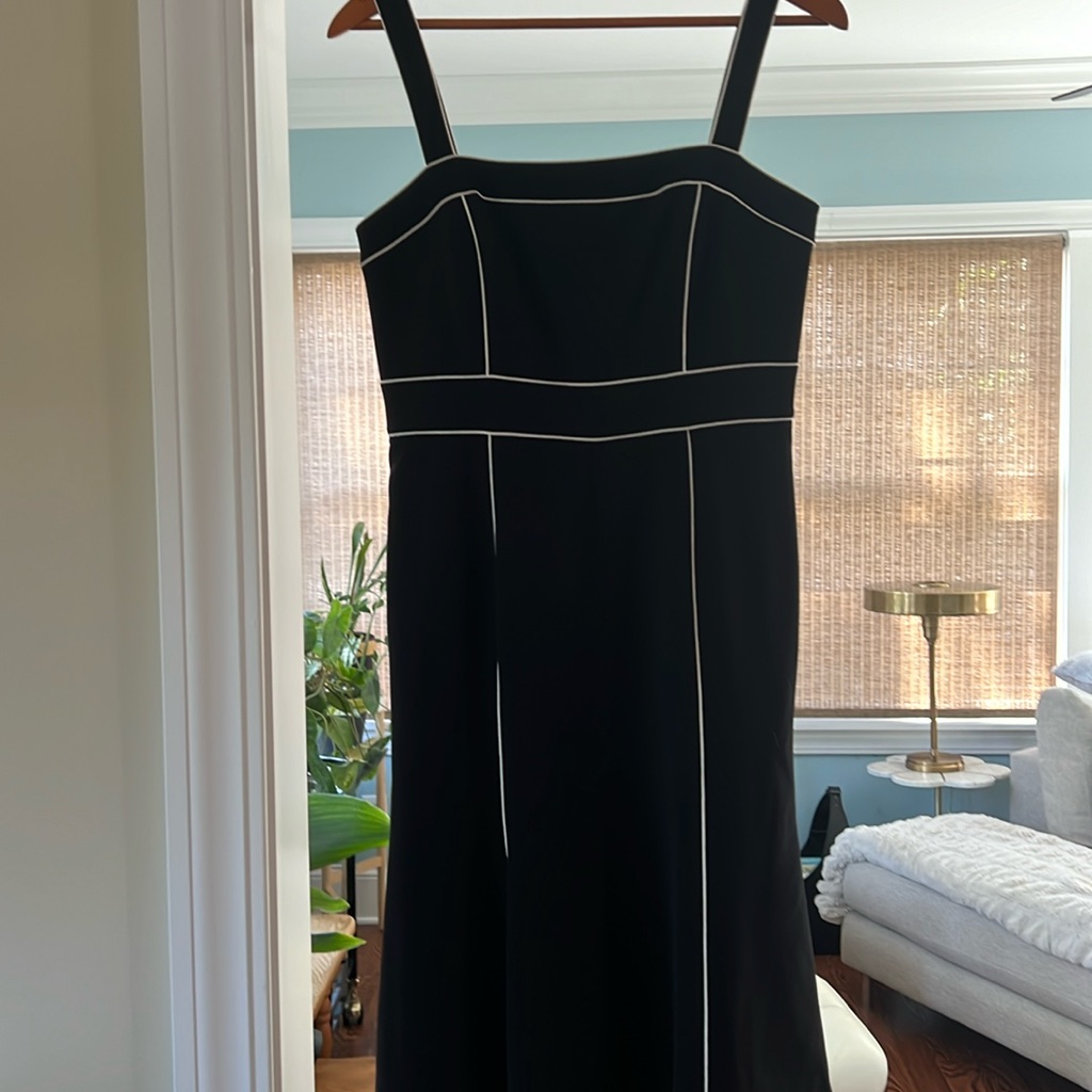 Lafayette 148 Black Midi Dress. 4. Euc